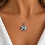 Pingente flor de lótus 8109