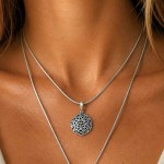 Pingente mandala flor 8372