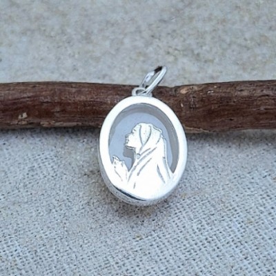 Pingente santinha dupla face 74009