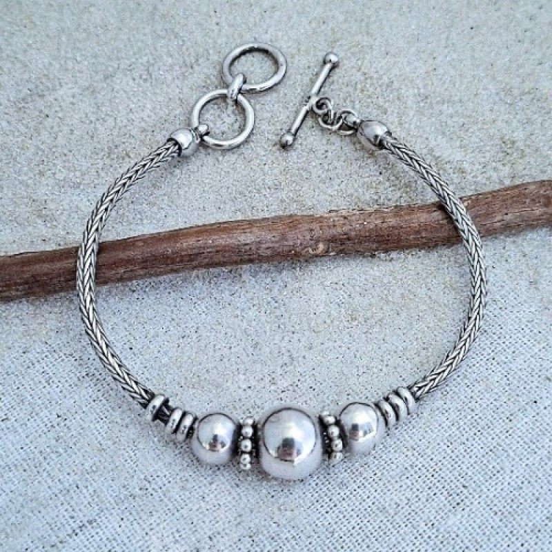 Pulseira bali esferas 12827