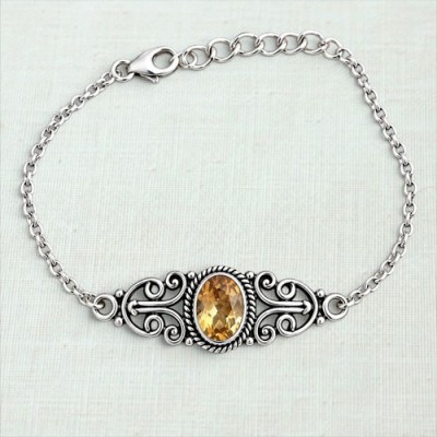 Pulseira com citrino 11245 Pulseira com citrino 11245