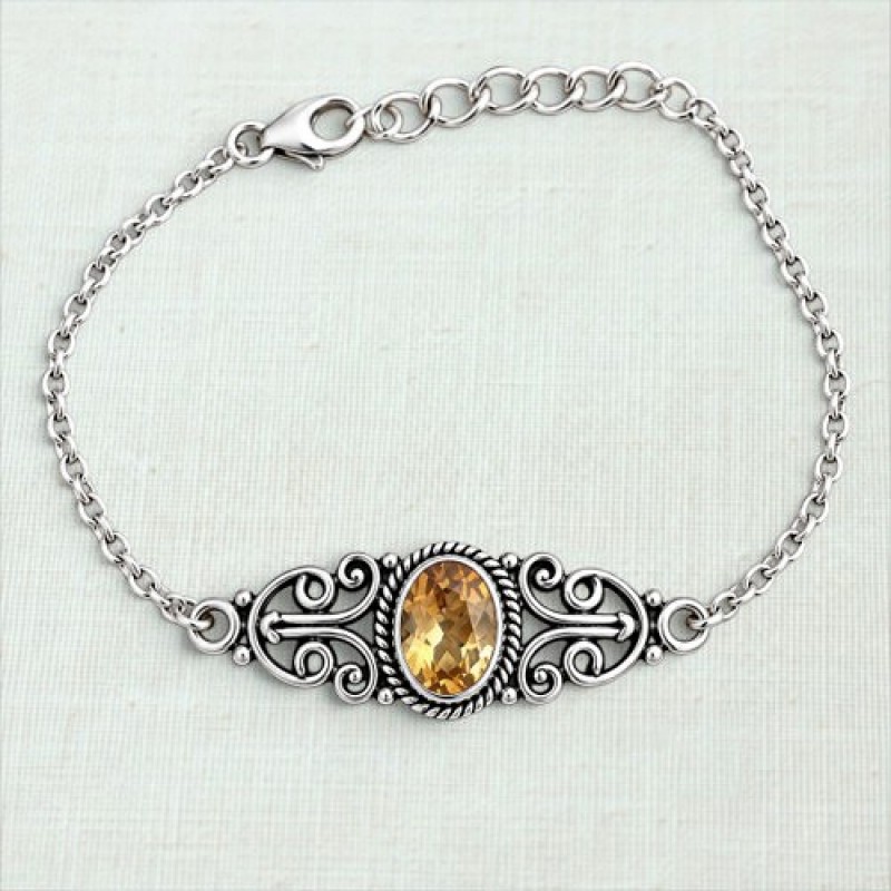 Pulseira com citrino 11245