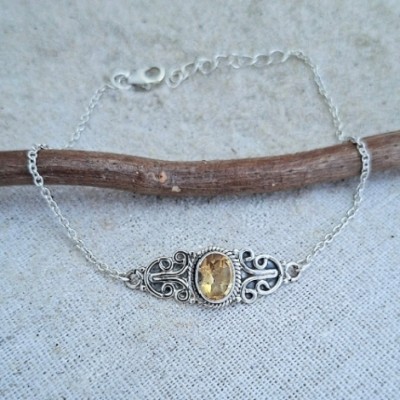 Pulseira com citrino 11245