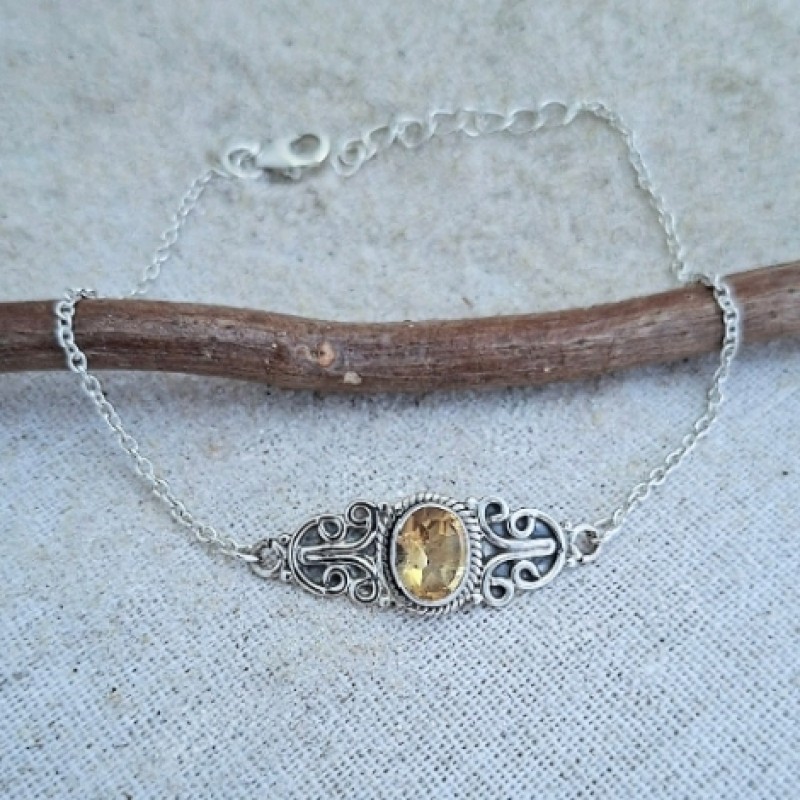 Pulseira com citrino 11245