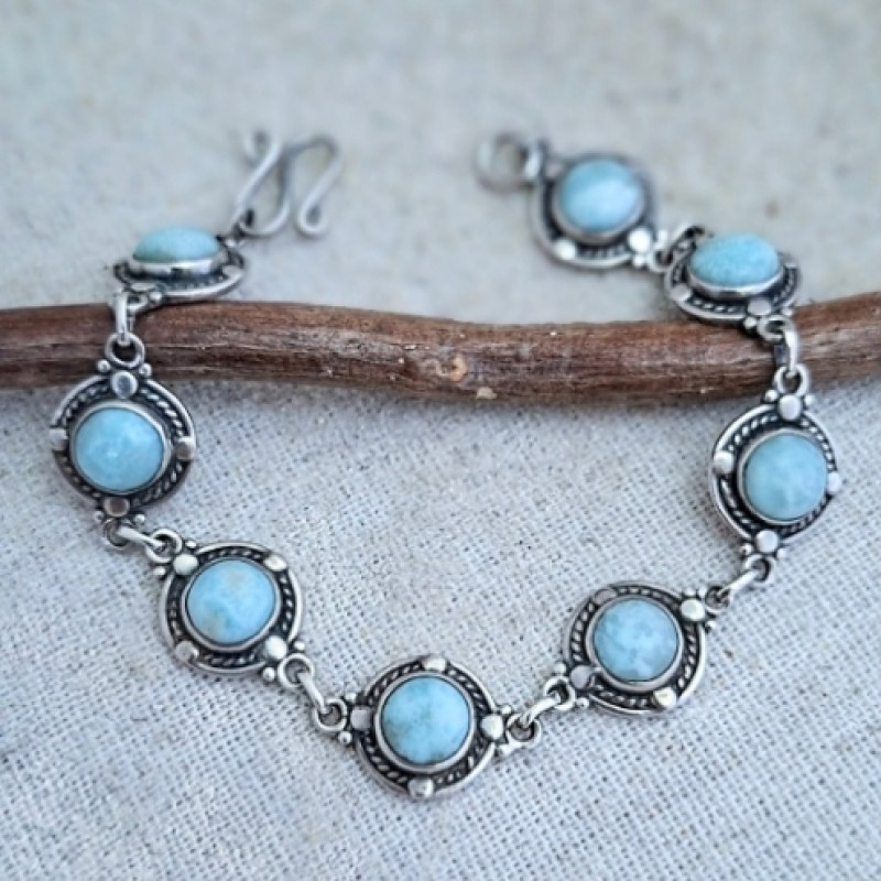 Pulseira com larimar 11263