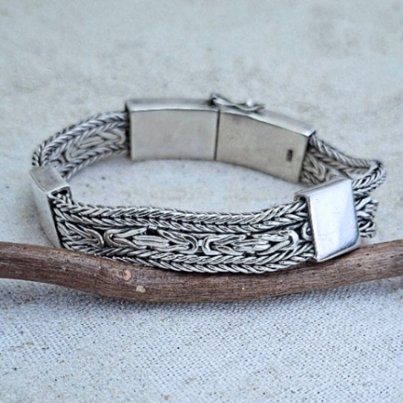 Pulseira bali três fios 12830